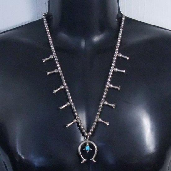 燻なし】ナバホPhil Garciaナジャスカッシュブロッサムネックレス