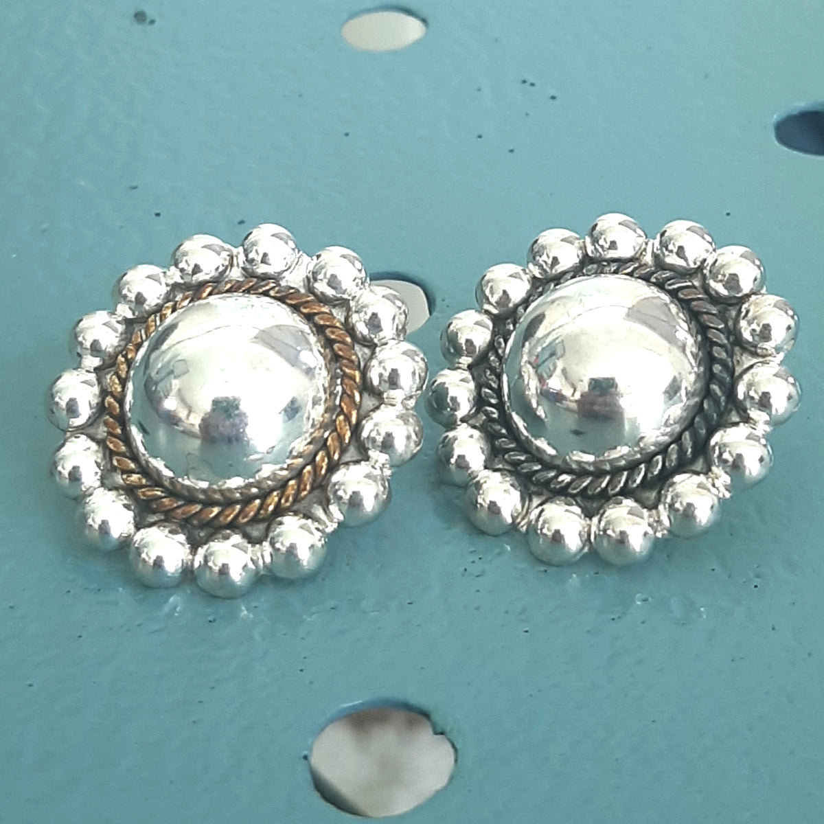 ヴィンテージ メキシカンシルバー925 TAXCO ピアス 17g / Vintage  