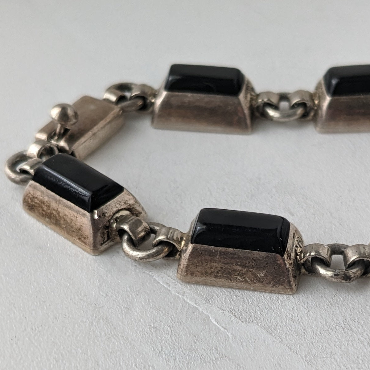 Mexico Vtg Bracelet メキシカン オニキス ブレスレット