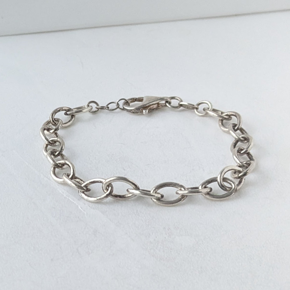 ヴィンテージ シルバー925 ケーブルチェーン ブレスレット 10.5g / Vintage Sterling Silver Italy Cable Chain Bracelet