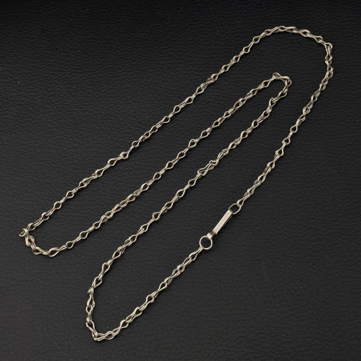 ヴィンテージ メキシカンンシルバー925 ハンドメイド ネックレス 5.7g