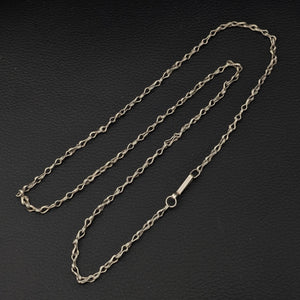 ヴィンテージ メキシカンンシルバー925 ハンドメイド ネックレス 5.7g