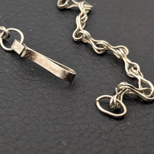 ヴィンテージ メキシカンンシルバー925 ハンドメイド ネックレス 5.7g