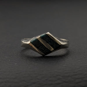 ヴィンテージ メキシカンシルバー925 ターコイズ リング11号1.5g
