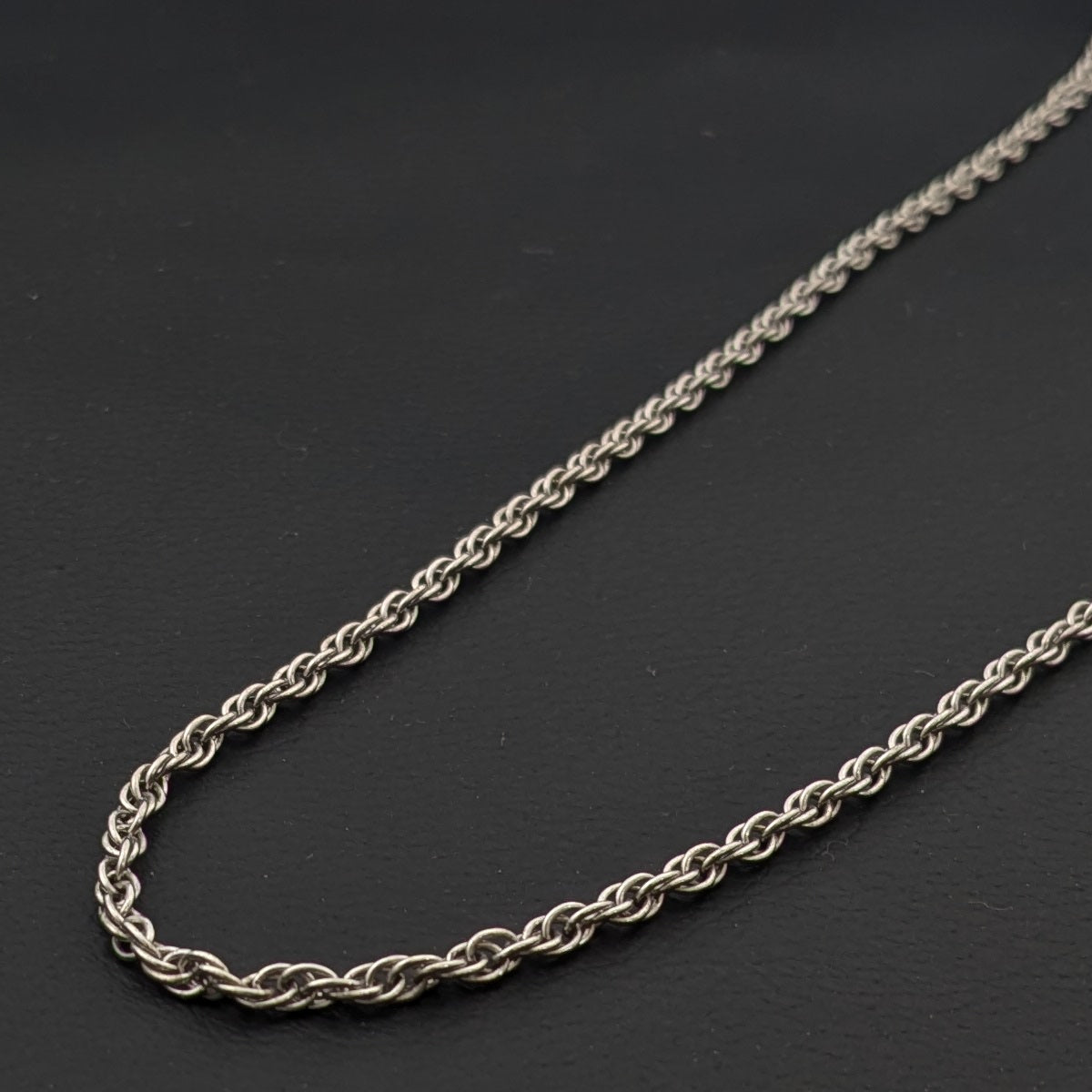 ヴィンテージ シルバー925 プリンスオブウェールズ ロングネックレス 14g