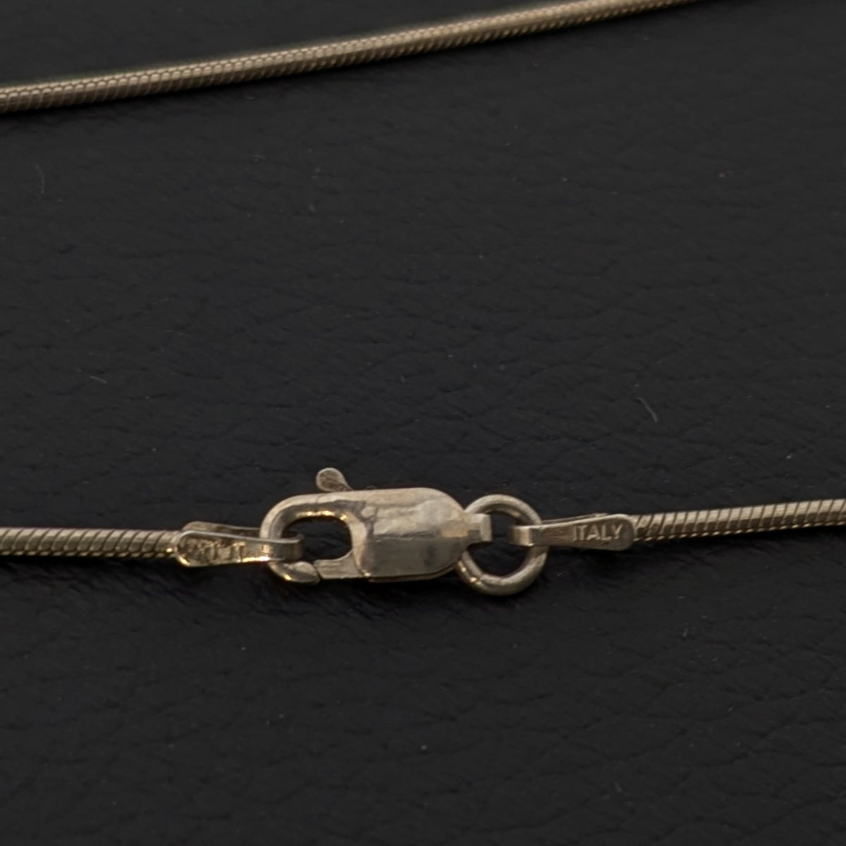 ヴィンテージ イタリアンシルバー925 スネークチェーン ネックレス4.8g