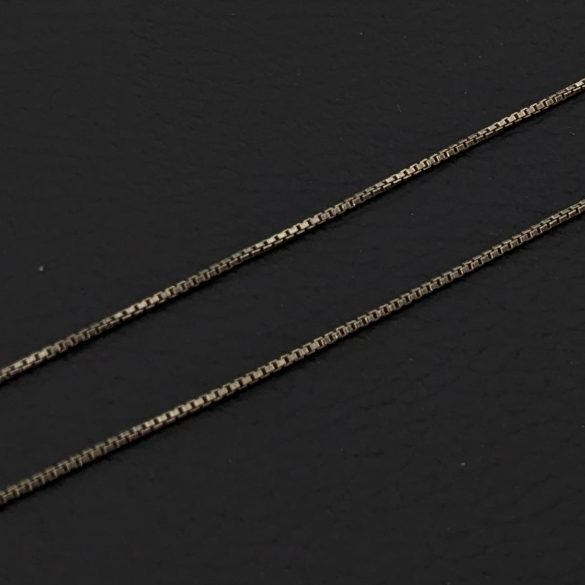 ヴィンテージ イタリアンシルバー925 ボックスチェーンネックレス1.6g