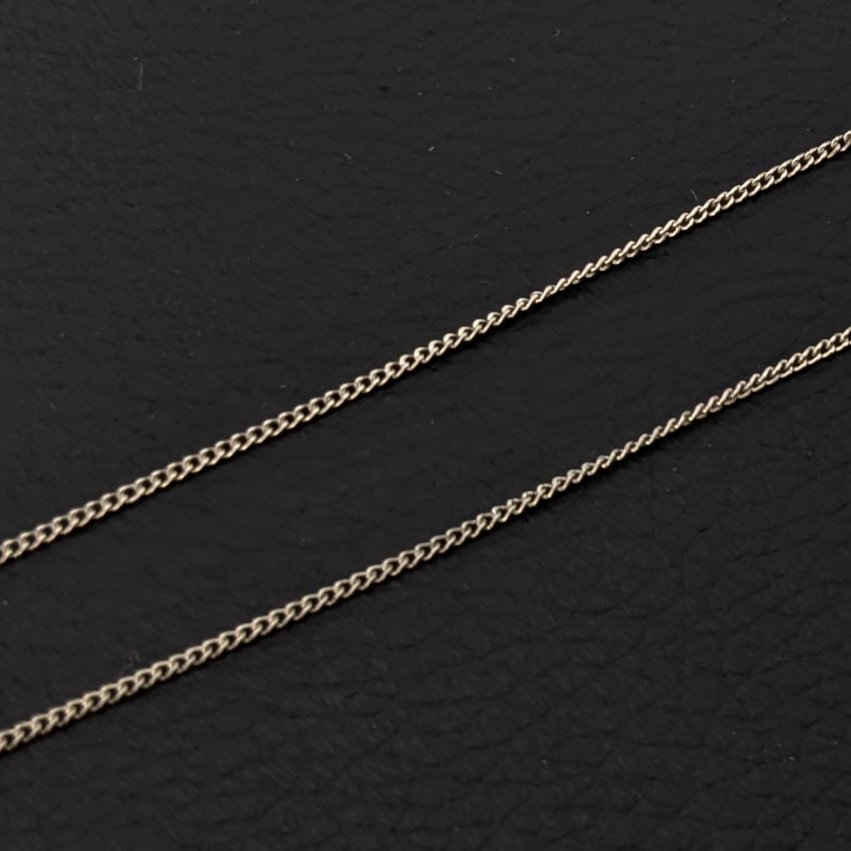 ヴィンテージ シルバー925 ケーブルチェーン ネックレス 1.3g