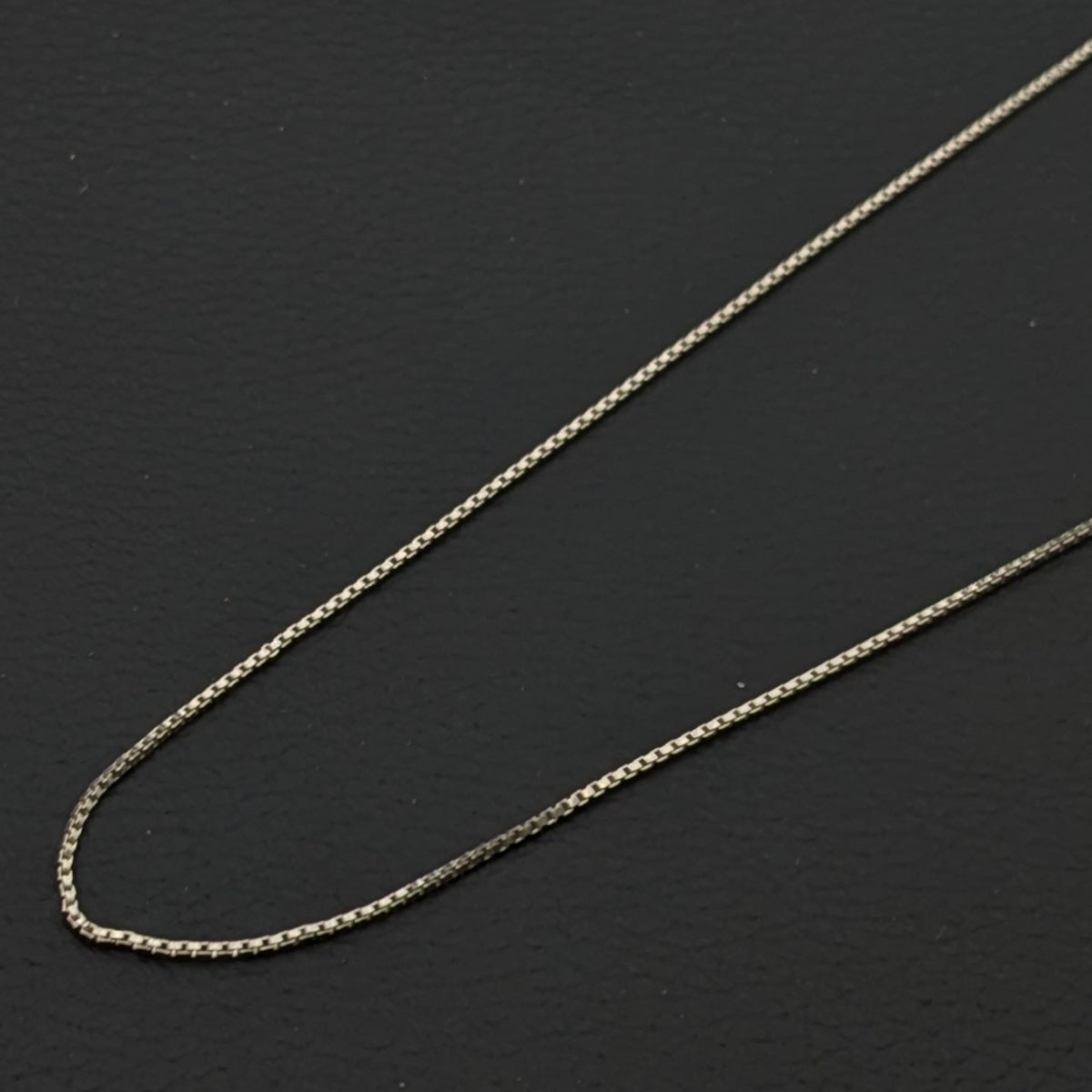 ヴィンテージ イタリアンシルバー925 ボックスチェーン ロングネックレス3.2g