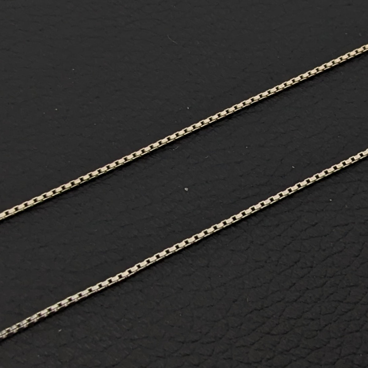 ヴィンテージ イタリアンシルバー925 ボックスチェーン ロングネックレス3.2g