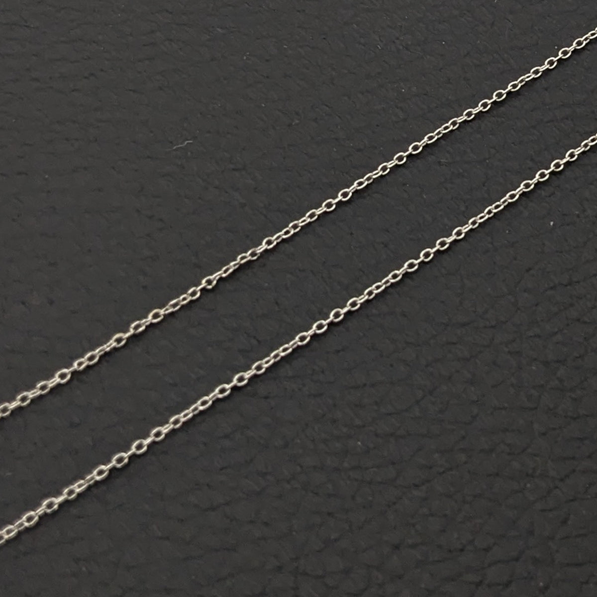 ヴィンテージ シルバー925 ケーブルチェーン ネックレス 0.5g
