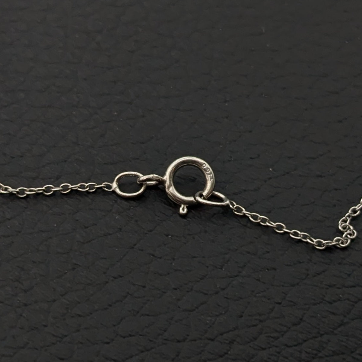 ヴィンテージ シルバー925 ケーブルチェーン ネックレス 0.5g