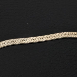 ヴィンテージ イタリアンシルバー925 ヘリンボーンチェーン