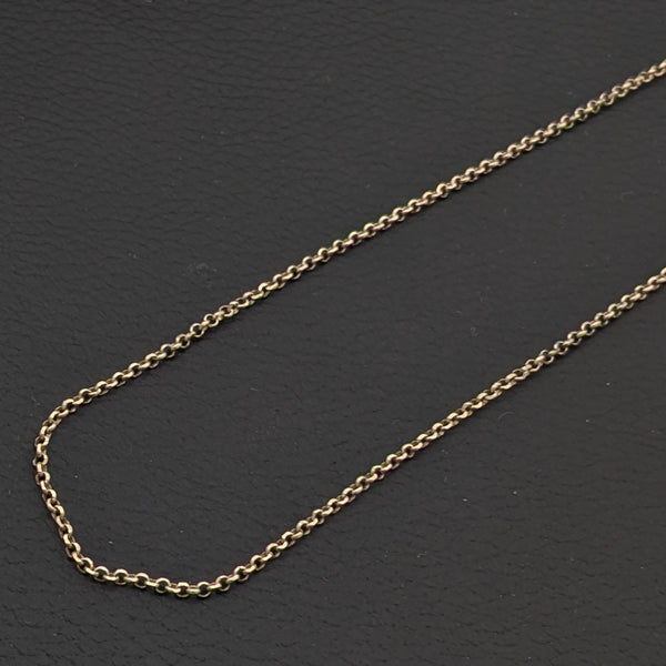 ヴィンテージ シルバー925 ケーブルチェーン ネックレス 2.6g – defsilver