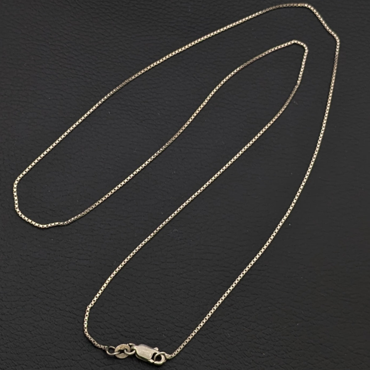 ヴィンテージ シルバー925 ボックスチェーンネックレス3.0g – defsilver