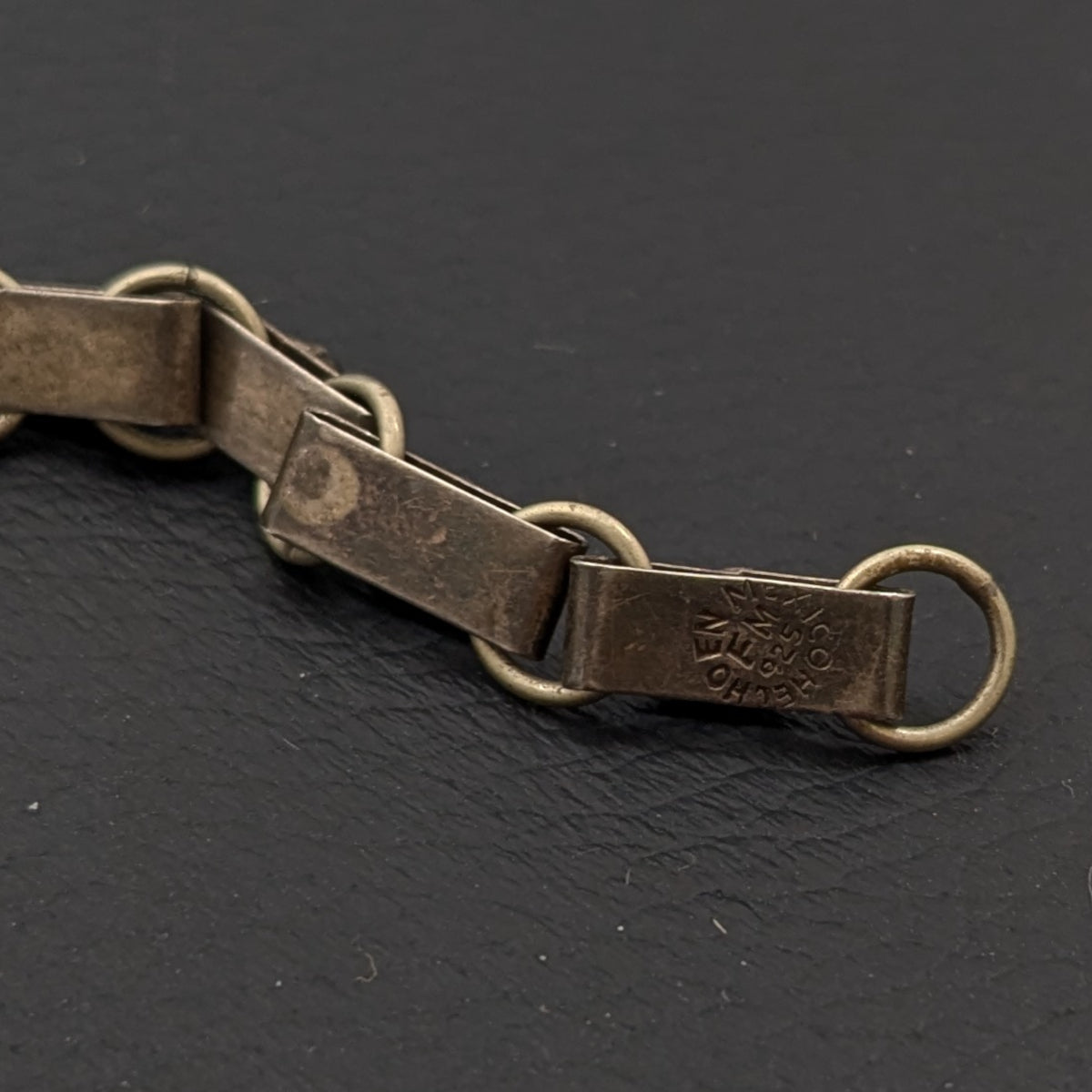 ヴィンテージ メキシカンシルバー925 70's イーグルマーク ハンドメイド ターコイズ ブレスレット 5.6g