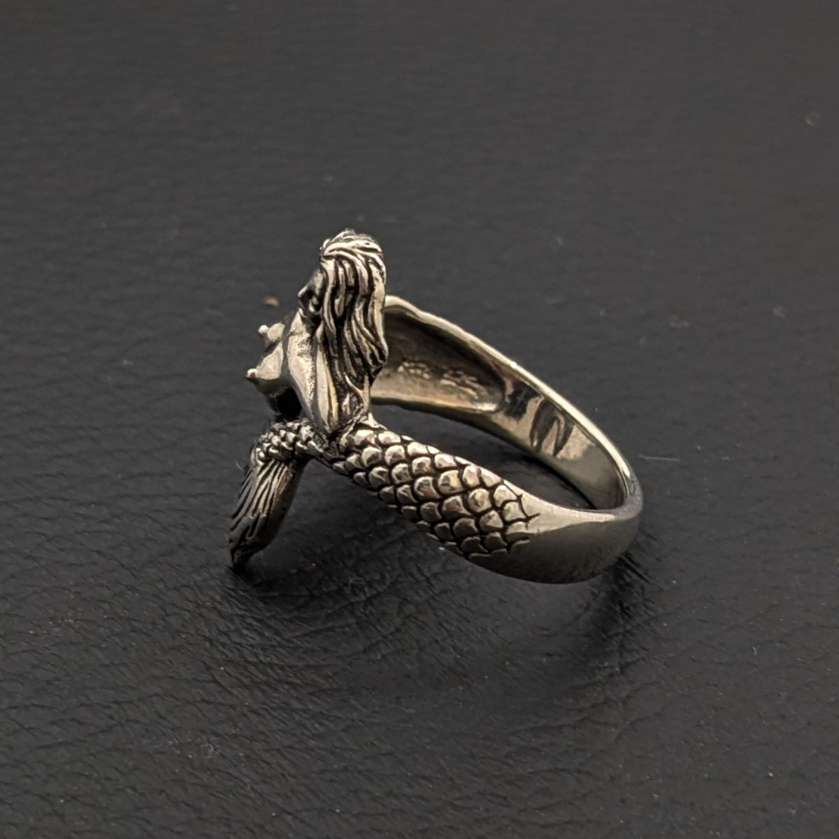 ヴィンテージシルバー925 マーメイド リング16.5号5g