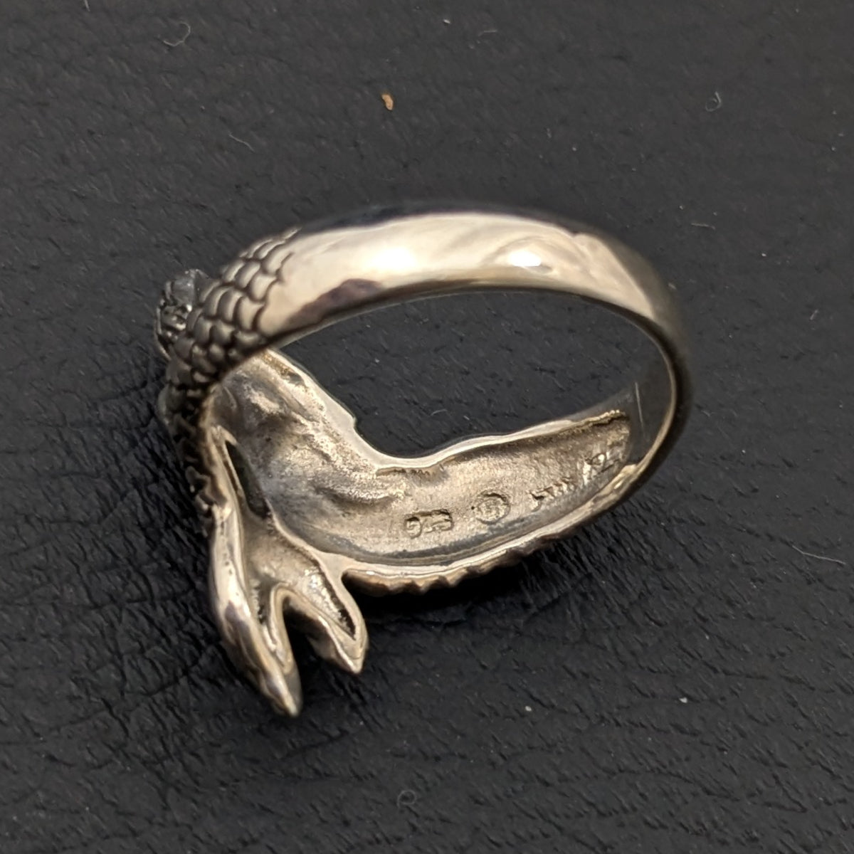 ヴィンテージシルバー925 マーメイド リング16.5号5g