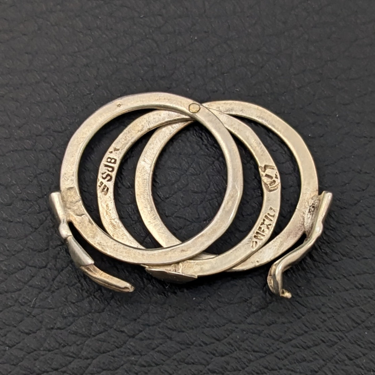 ヴィンテージ メキシカンシルバー925 イーグルマーク70's FEDE GIMMEL リング10号3.1g