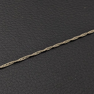 ヴィンテージ シルバー925 ツイストチェーン ネックレス2.1g – defsilver