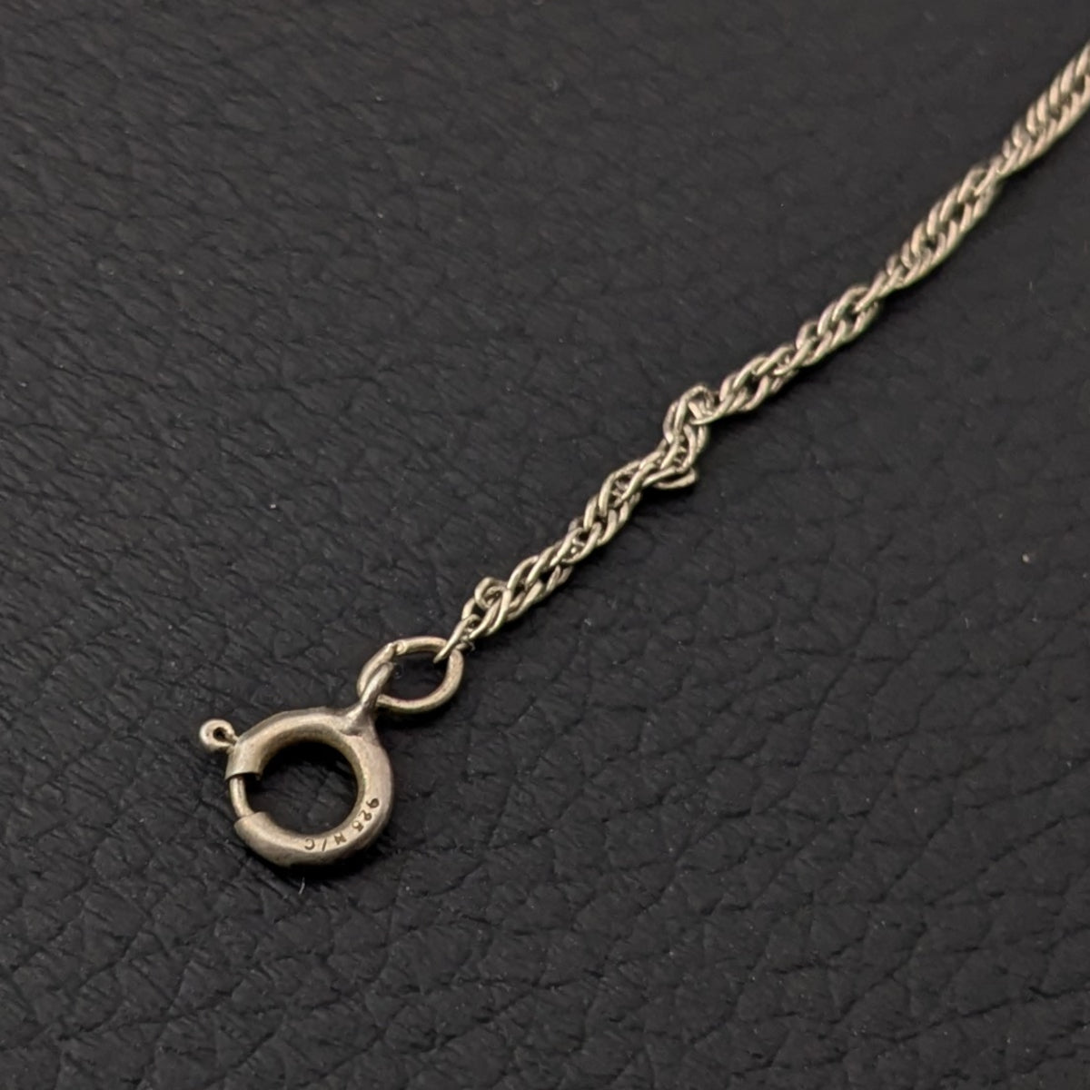 ヴィンテージ シルバー925 ツイストチェーン ネックレス2.1g – defsilver