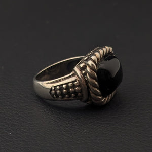 ヴィンテージ シルバー925 オニキス リング 11.5号7g – defsilver