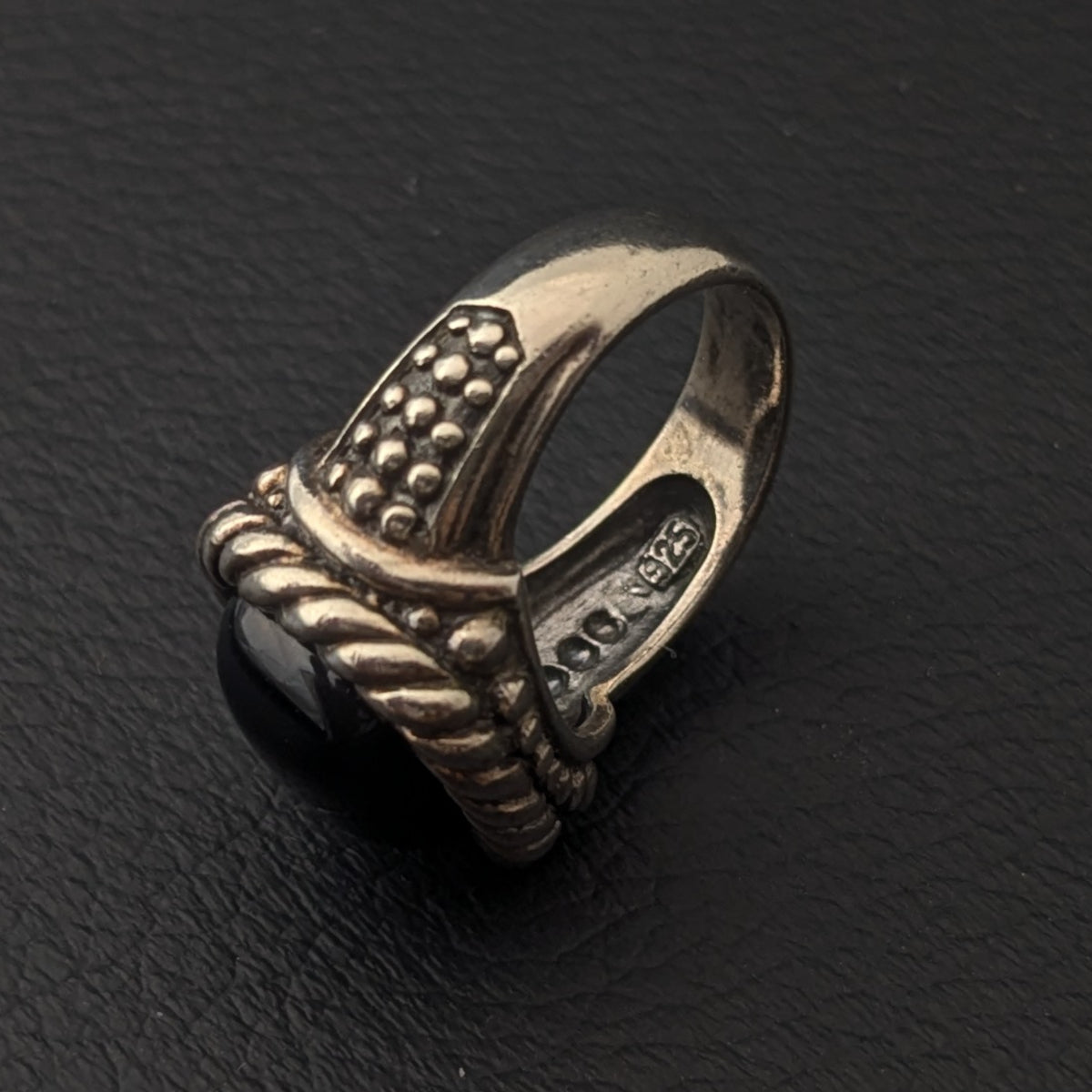 ヴィンテージ シルバー925 オニキス リング 11.5号7g – defsilver