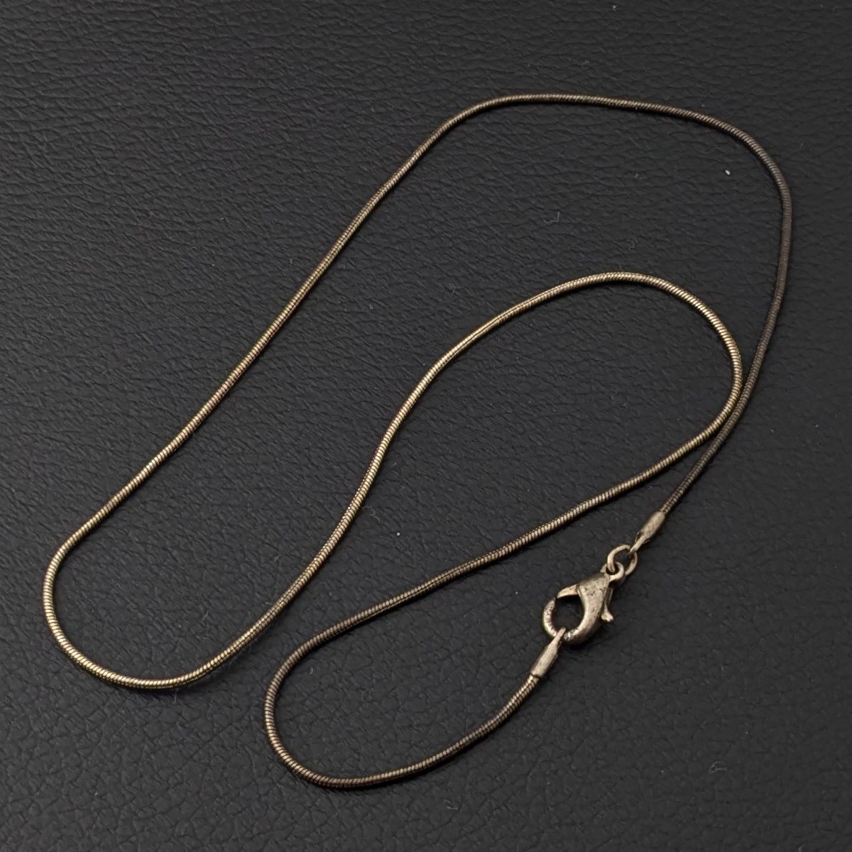 ヴィンテージ シルバー925 スネークチェーン ネックレス4.4g – defsilver