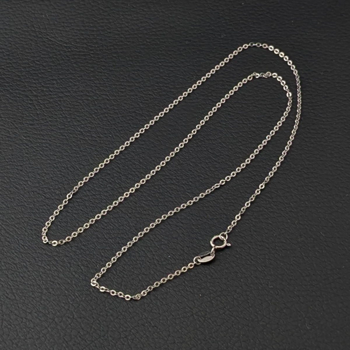 ヴィンテージ シルバー925 ケーブルチェーン ネックレス1.3g – defsilver