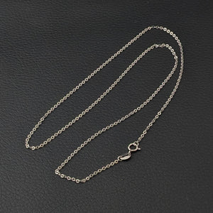 ヴィンテージ シルバー925 ケーブルチェーン ネックレス1.3g – defsilver