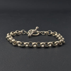 ビンテージ925シルバー ブレスレット ヴィンテージ シルバー925 ロロチェーン ブレスレット 16.2g – defsilver