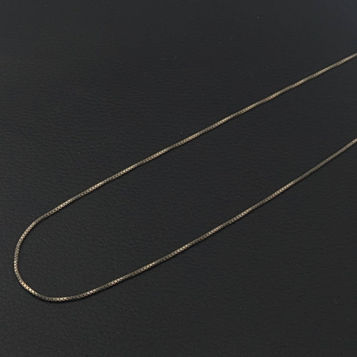 ヴィンテージ シルバー925 ボックスチェーン ネックレス2.6g – defsilver