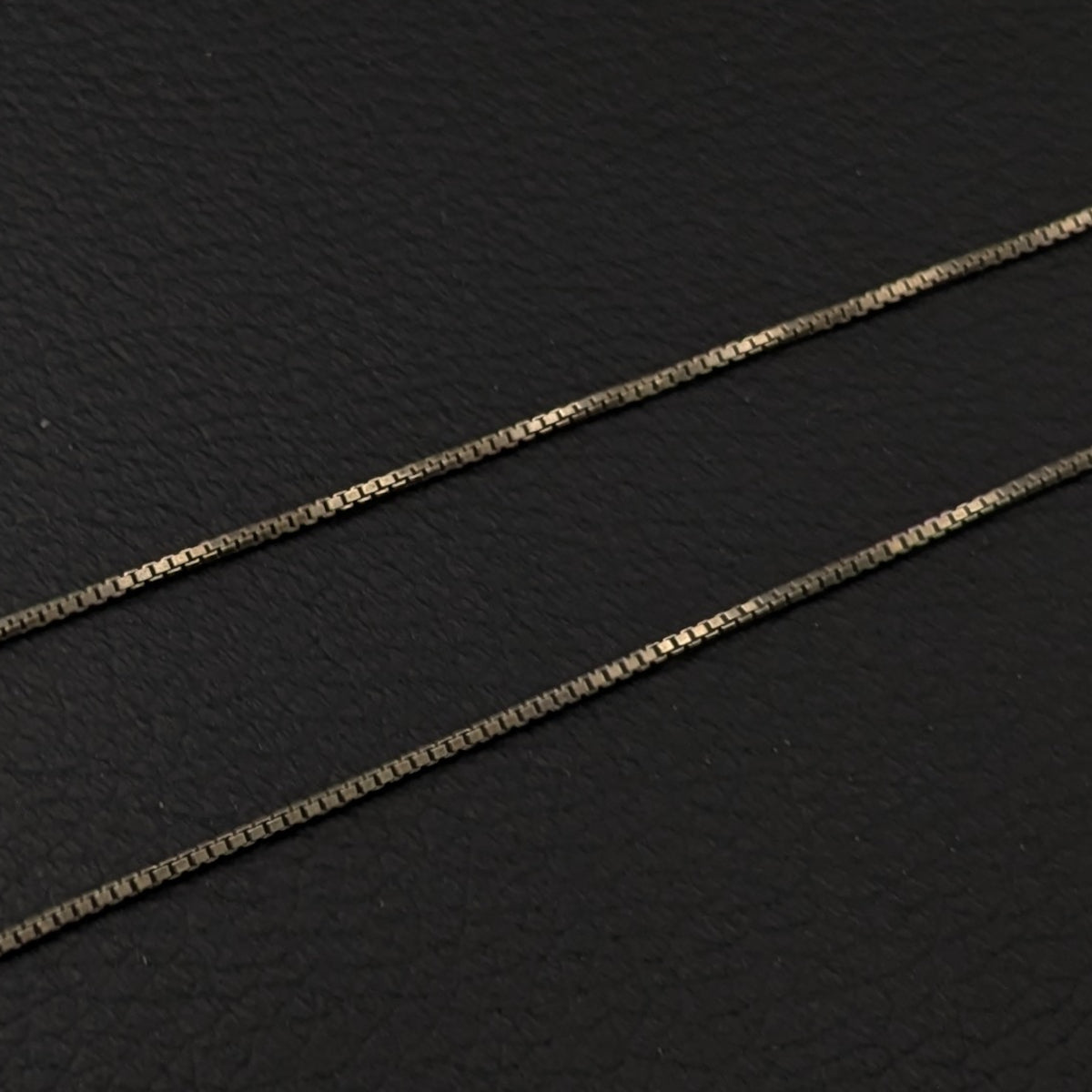ヴィンテージ シルバー925 ボックスチェーン ネックレス2.6g – defsilver