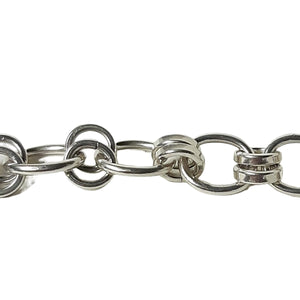 ヴィンテージ シルバー925 ケーブルチェーン トグルブレスレット 28.5g / Vintage Sterling Silver Cable Chain Toggle Bracelet