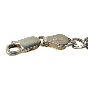 ヴィンテージ イタリアンシルバー925 ダブルチェーン ブレスレット 7.4g / Vintage Italy Sterling Silver Double Chain Bracelet