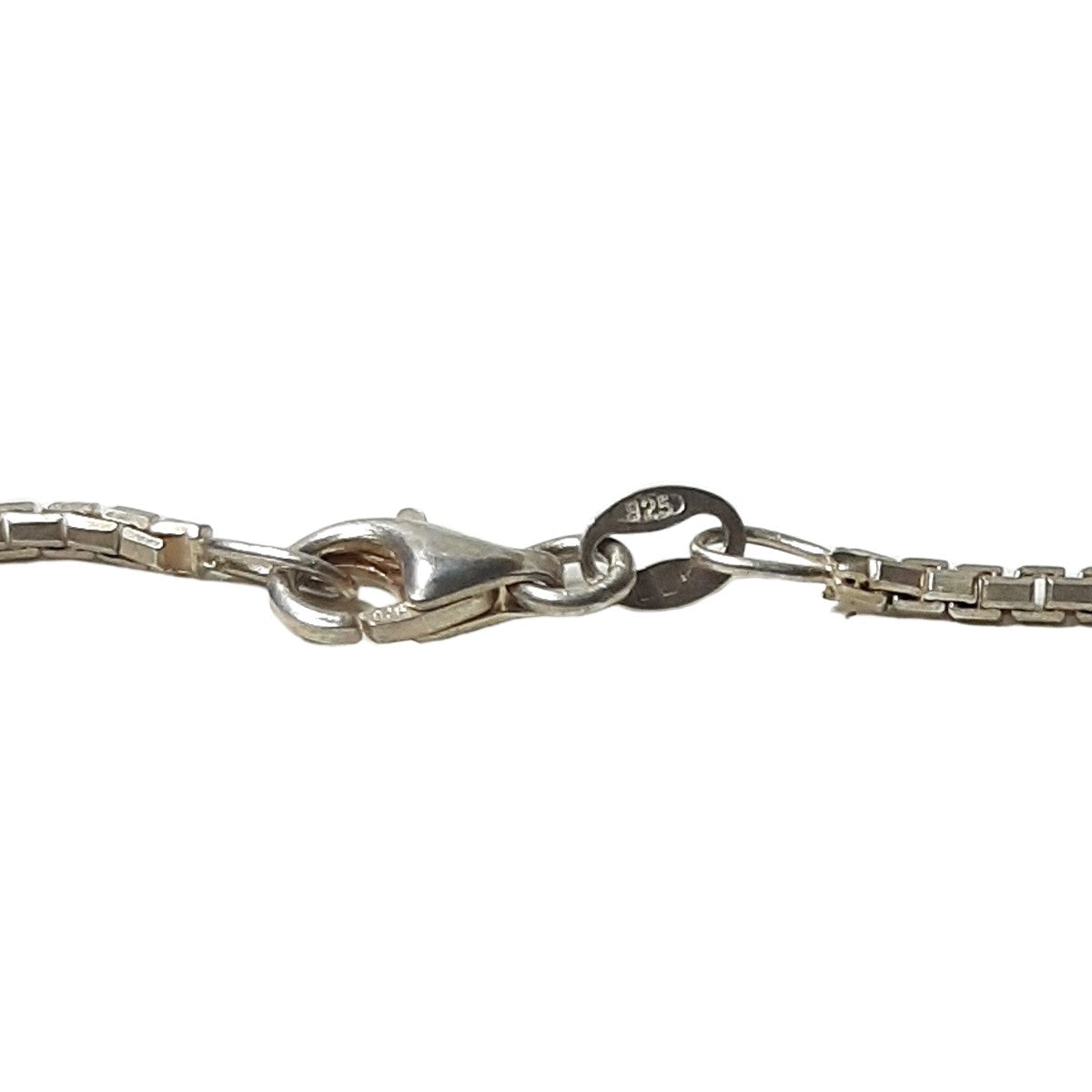 ヴィンテージ イタリアンシルバー925 LLK ボックスチェーン ネックレス 8.5g DF8 / Vintage Italy Sterling Silver LLK Box Chain Necklace
