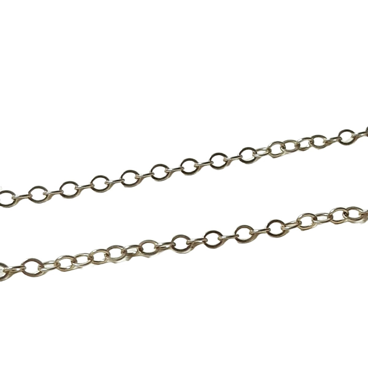 ヴィンテージ シルバー925 ケーブルチェーン ロングネックレス 3.7g DF9 / Vintage Sterling Silver Cable Chain Long Necklace