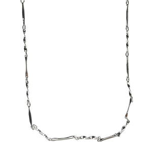 ヴィンテージ シルバー925 ファンシーチェーン ネックレス 1.6g DF9 / Vintage Sterling Silver Fancy Chain Necklace