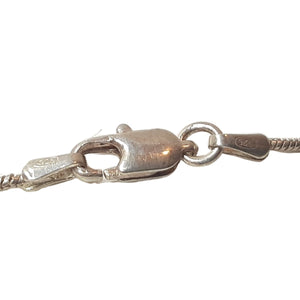ヴィンテージ イタリアンシルバー925 スネークチェーン ロングネックレス 5.0g DF10 / Vintage Italy Sterling Silver Snake Chain Long Necklace