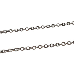 ヴィンテージ シルバー925 ケーブルチェーン ネックレス 2.9g DF10 / Vintage Sterling Silver Cable Chain Necklace