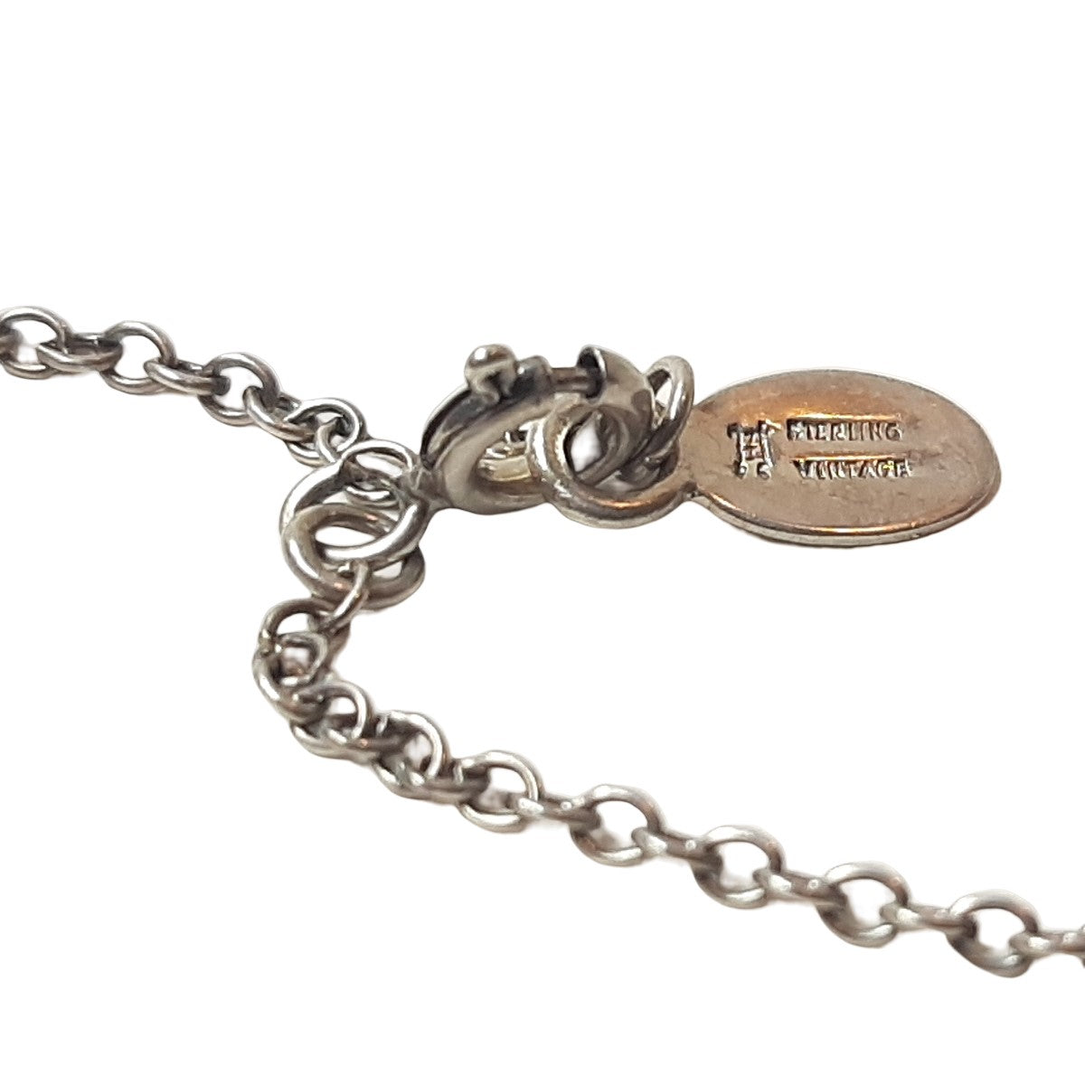 ヴィンテージ シルバー925 ケーブルチェーン ネックレス 2.9g DF10 / Vintage Sterling Silver Cable Chain Necklace