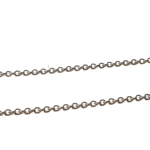 ヴィンテージ シルバー925 ケーブルチェーン ネックレス 2.3g DF10 / Vintage Sterling Silver Cable Chain Necklace