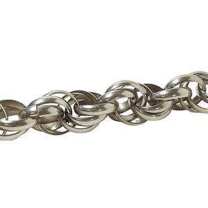 ヴィンテージ シルバー925 トリプル ケーブルチェーン ブレスレット 42.6g / Vintage Sterling Silver Triple Cable Chain Bracelet