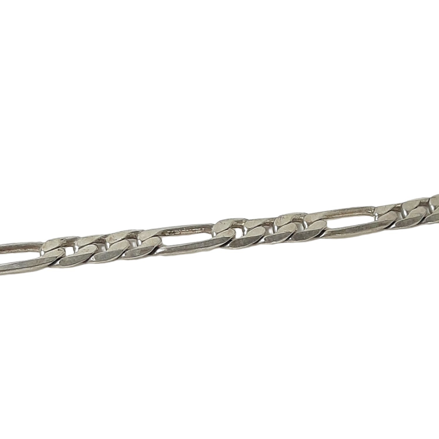 ヴィンテージ シルバー925 フィガロチェーン ブレスレット 14.7g / Vintage Sterling Silver Figaro Chain Bracelet