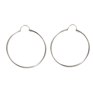 ヴィンテージ シルバー925 フープピアス 3.2g / Vintage Sterling Silver Hoop Piercing