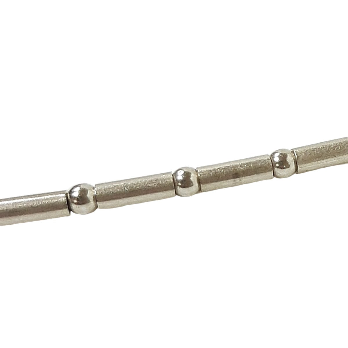 ヴィンテージ シルバー925 シルバービーズ バレル ブレスレット 10.5g / Vintage Sterling Silver Beads Barrel Bracelet