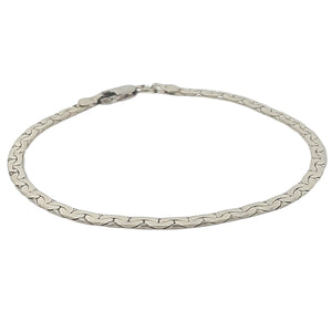 ヴィンテージ シルバー925 チェーン ブレスレット 5.0gDF8 / Vintage Sterling Silver Chain Bracelet