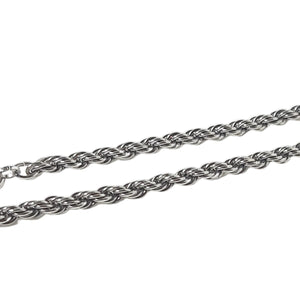 ヴィンテージ シルバー925 ロープチェーン ブレスレット 5.4gDF8 / Vintage Sterling Silver Rope Chain Bracelet