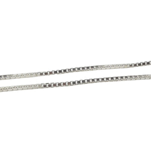 ヴィンテージ シルバー925 ボックスチェーン ブレスレット 1.5gDF8 / Vintage Sterling Silver Box Chain Bracelet