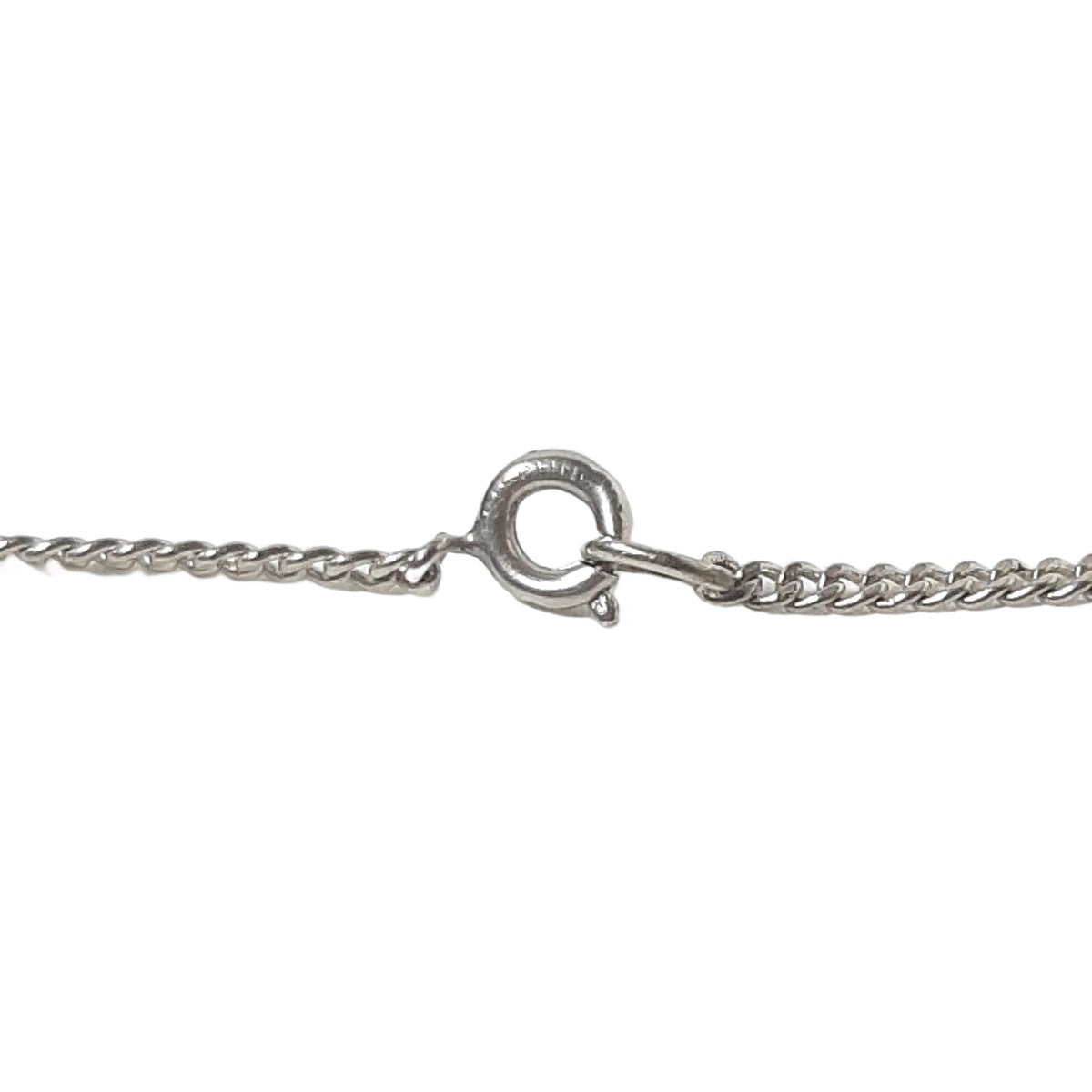 ヴィンテージシルバー925 キューバンチェーン ロングネックレス 6.3g DF11 / Vintage Sterling Silver Cuban Chain Long Necklace